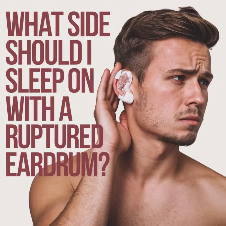 What Side Should I Sleep on With a Ruptured Eardrum