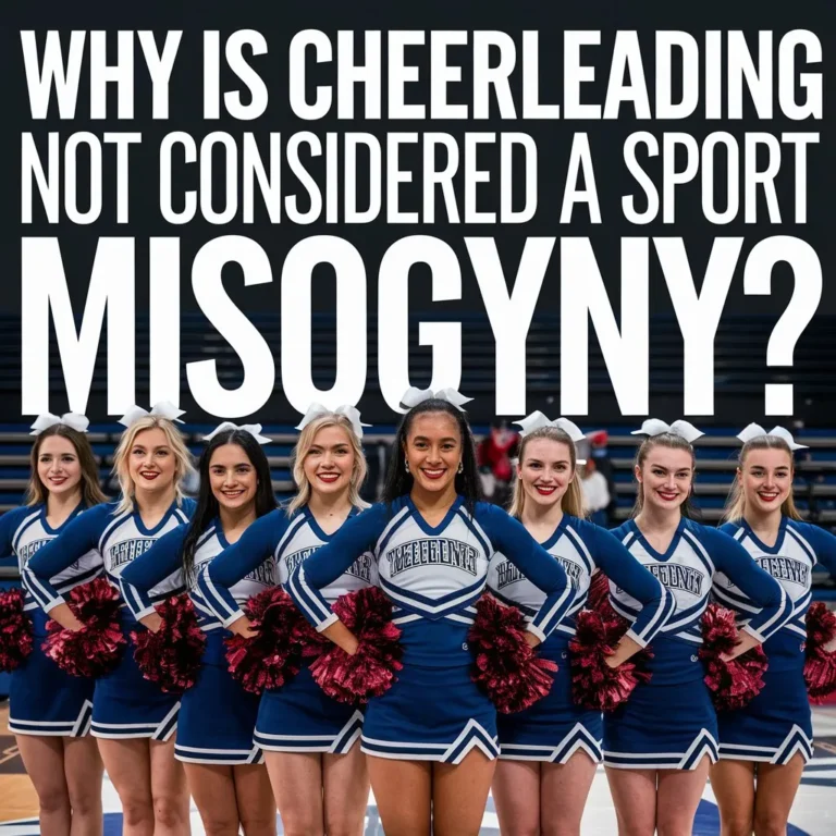 Why is Cheerleading Not Considered a Sport Misogyny