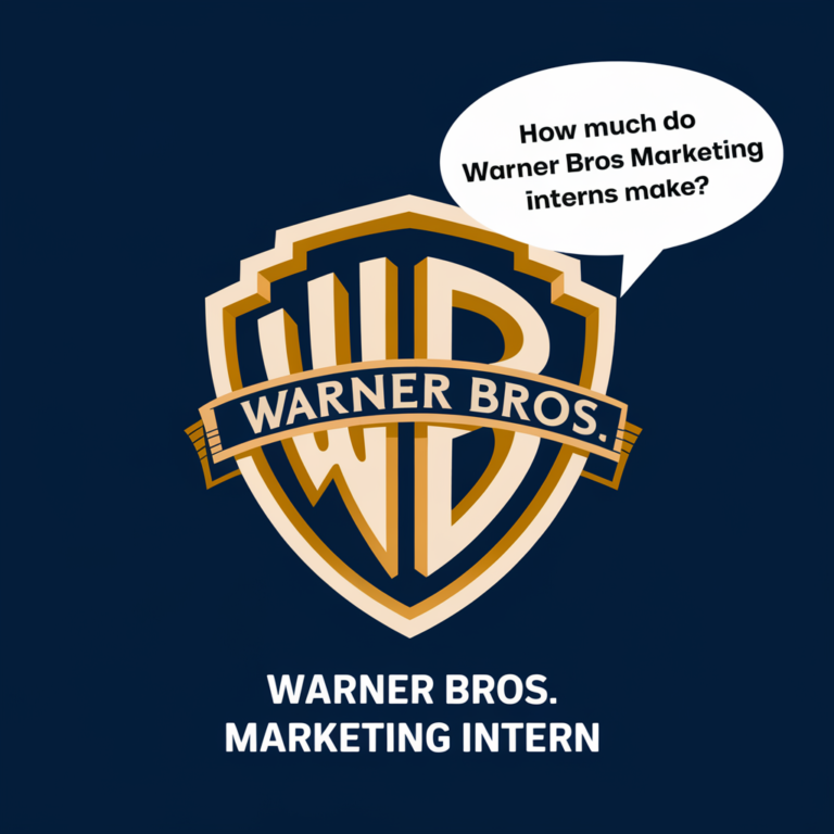 how much do Warner Bros marketing interns make?