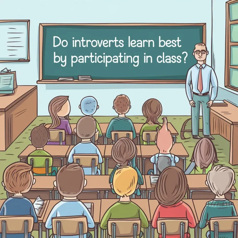 Do introverts learn best by participating in class