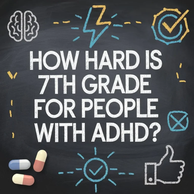 How Hard is 7th Grade for People with ADHD