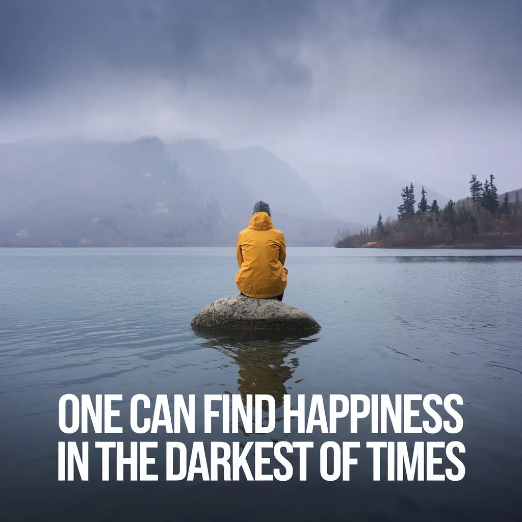 One Can Find Happiness in the Darkest of Times