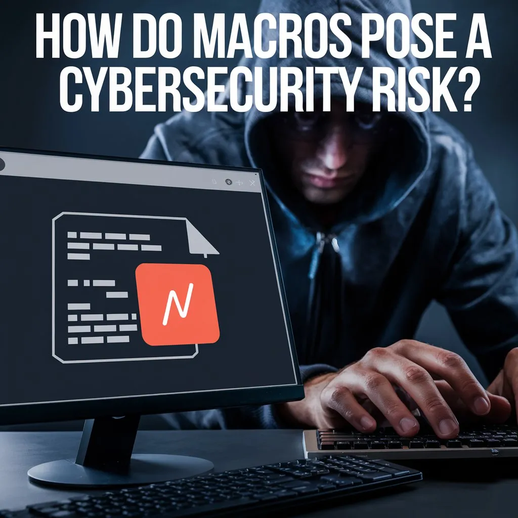 how do macros pose a cybersecurity risk