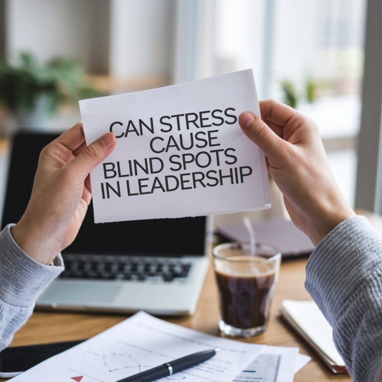 Can Stress Cause Blind Spots in Leadership?