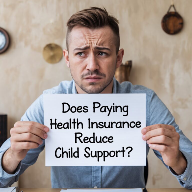 Does Paying Health Insurance Reduce Child Support?