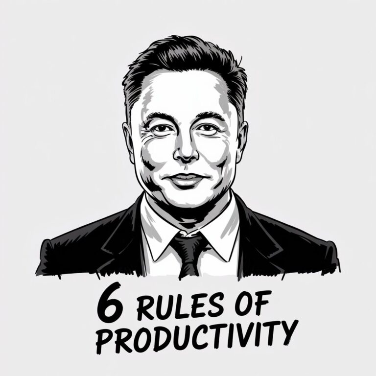 Elon Musk's 6 Rules of Productivity
