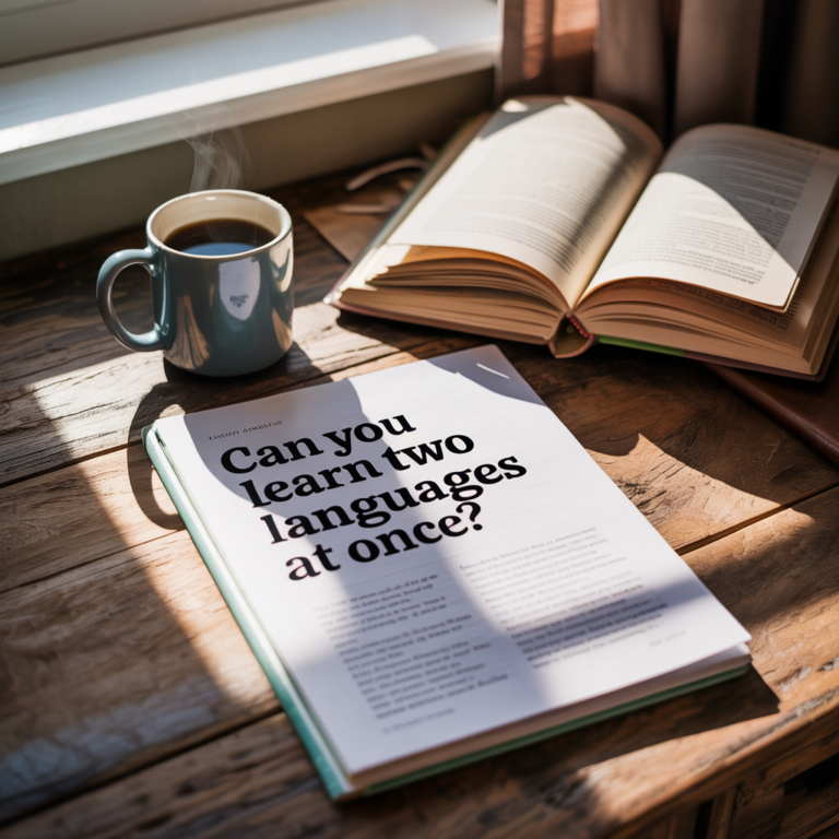 Can You Learn Two Languages at Once?