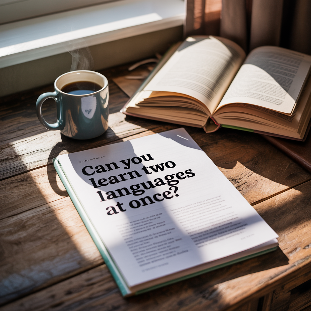 Can You Learn Two Languages at Once?